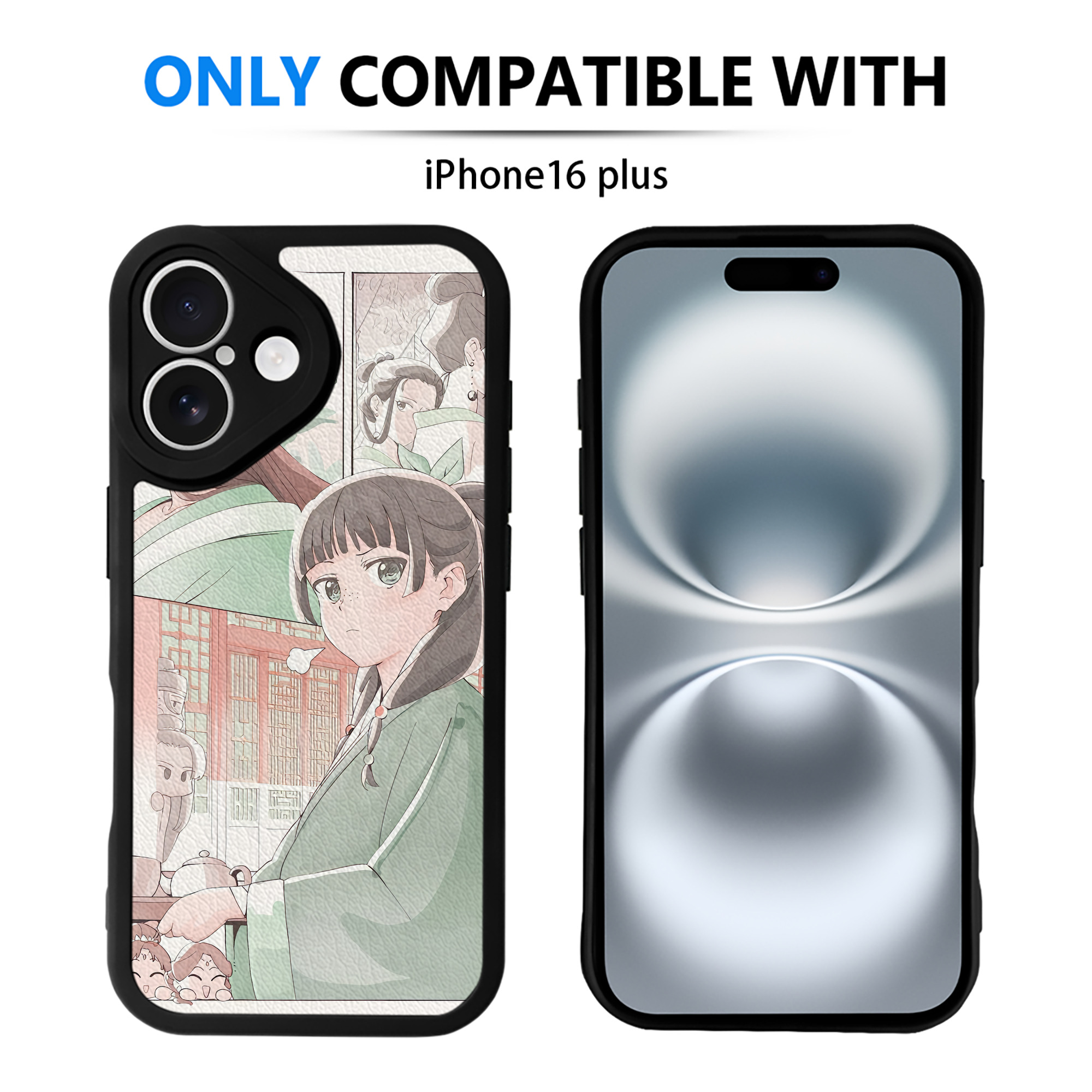 薬屋のひとりごと The Apothecary Diaries 【iPhone 16シリーズ対応】シリコンスマホケース（レザー調） 材質：シリコン